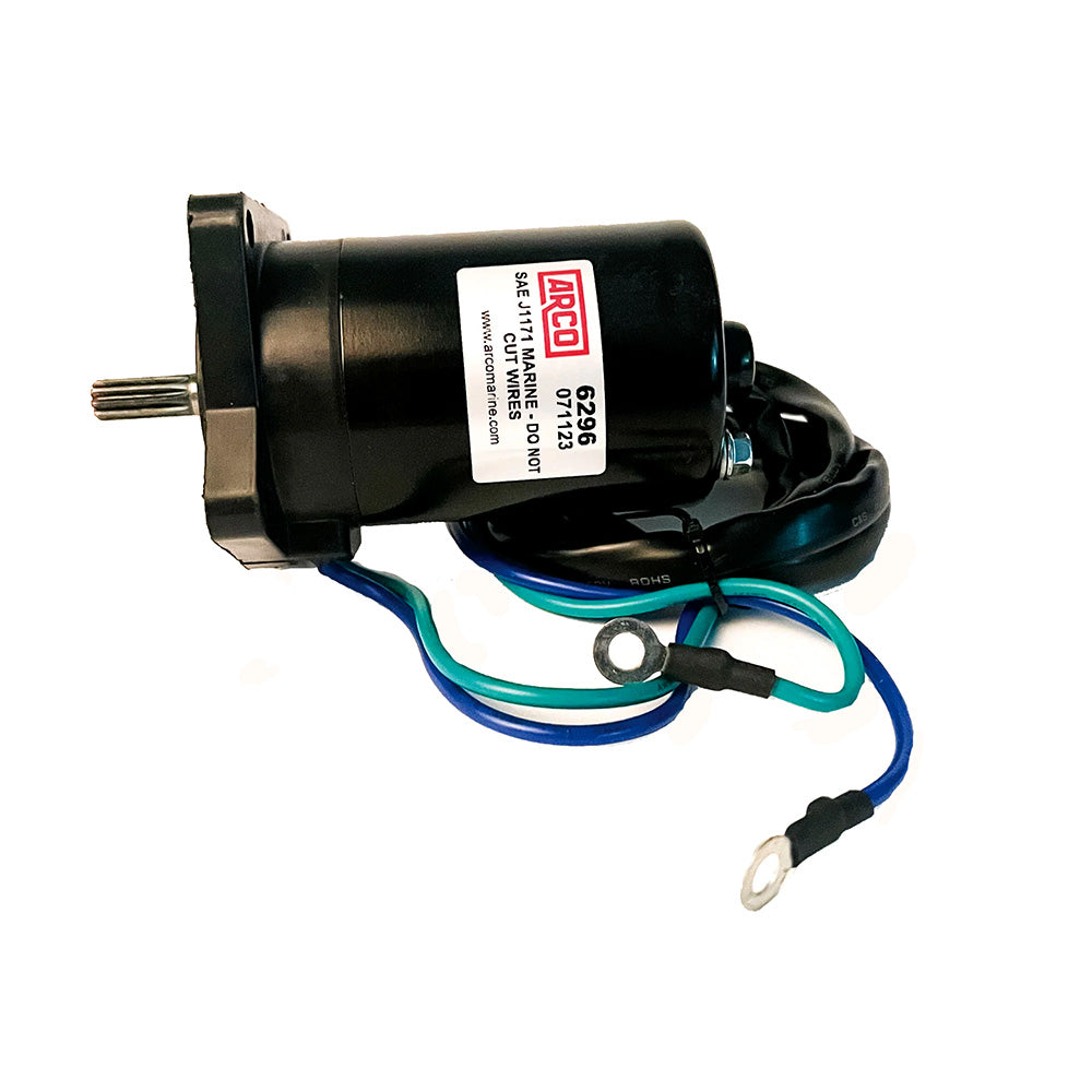 ARCO Marine Original Equipment Quality Replacement Yamaha Tilt Trim Motor  20002019 T25 Series Engines 6296