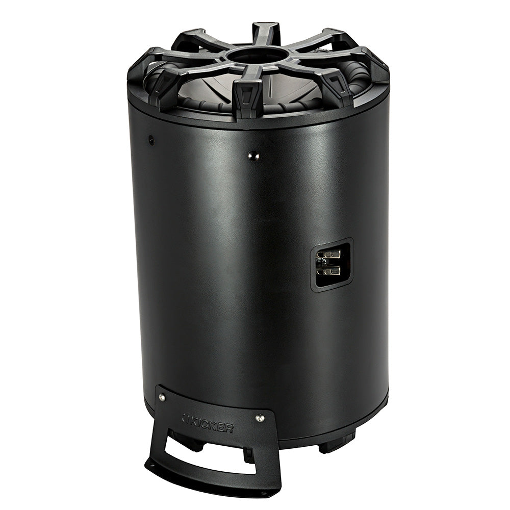 KICKER TB10 10 WeatherProof Subwoofer Enclosure wPassive Radiator  2Ohm 46CWTB102