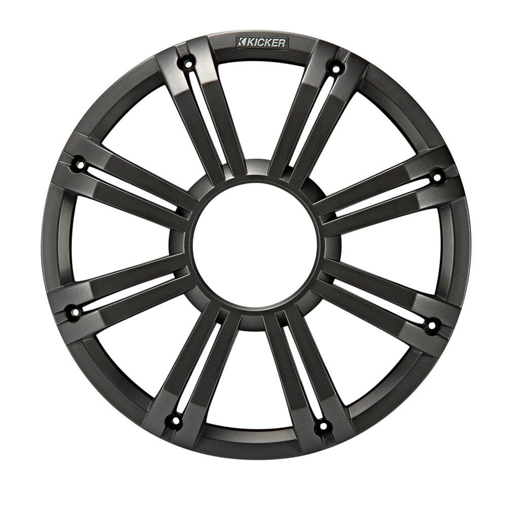 KICKER KMG10 10 Grille fKM10  KMF10 Subwoofers  Charcoal LED Lighting 45KMG10C