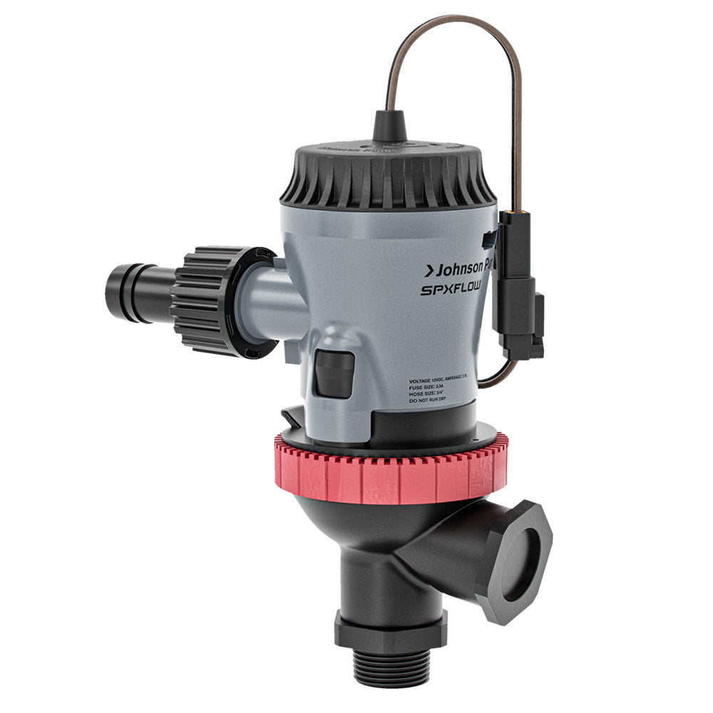 Johnson Pump Aqua O2 Twin Port 800 GPH Aerator Pump  Flex Mount  12V 101365001