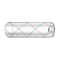 Trident Marine 58 x 50 Clear Reinforced PVC Hose Tubing Red  Blue Tracer 1620586