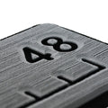 SeaDek 48 Routed Ruler  6mm  Brushed Texture  Storm GreyBlack 5358480066