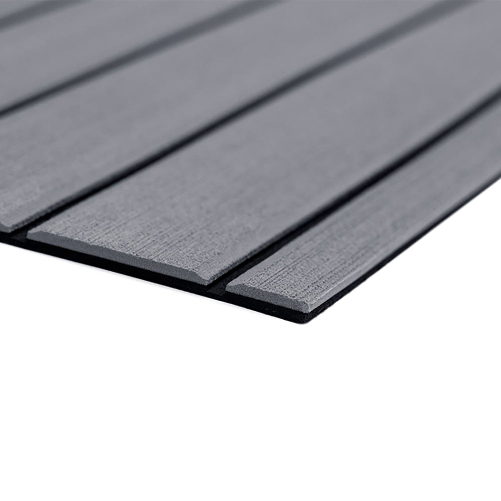 SeaDek 40 x 80 6mm Teak Full Sheet  Brushed Texture  Storm GreyBlack 1016mm x 2032mm x 6mm 3227980066