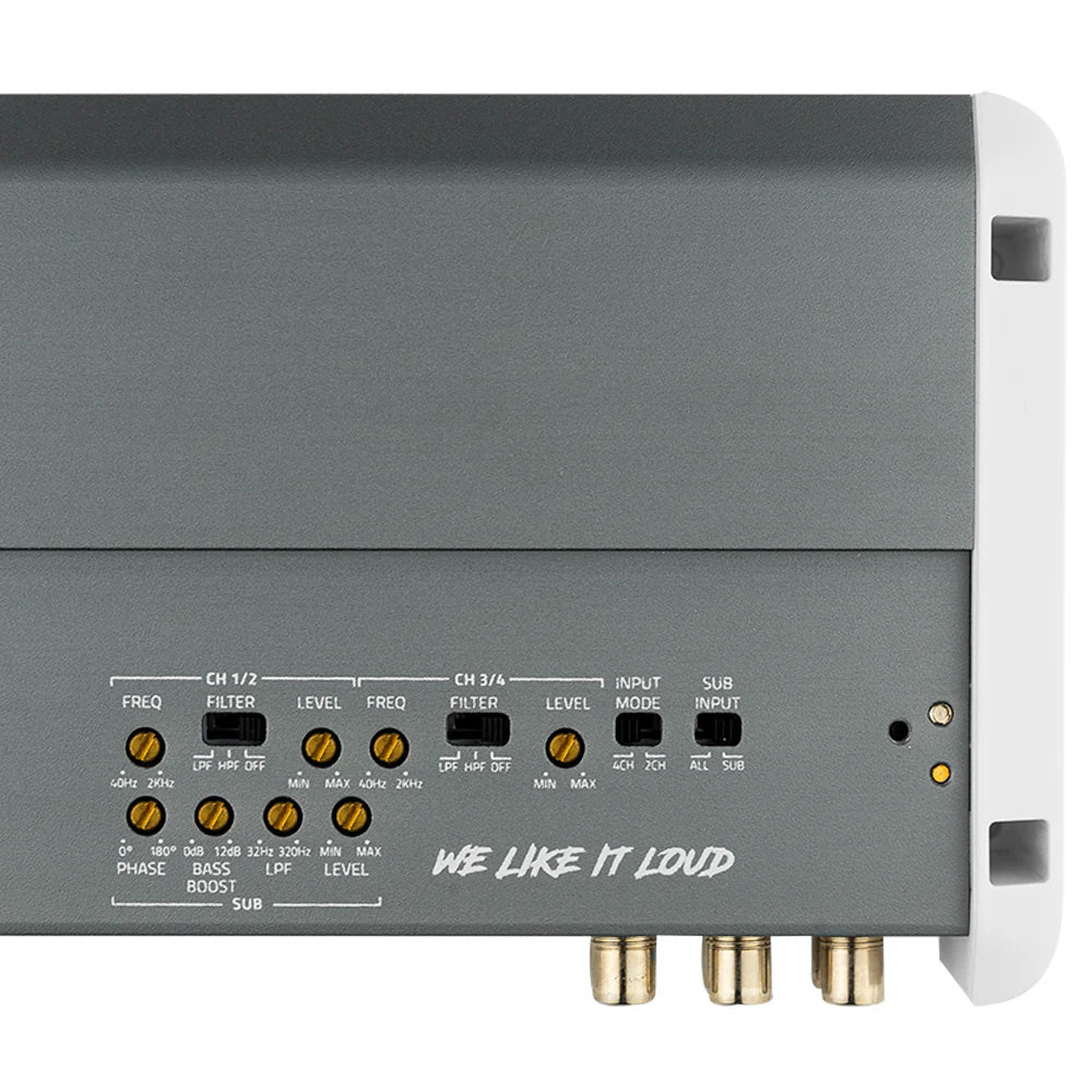 DS18 NXLM5 Full Range 5 Channel Class D Amplifier  4 x 150W  4Ohm  1 x 600W RMS  2Ohm NXLM5