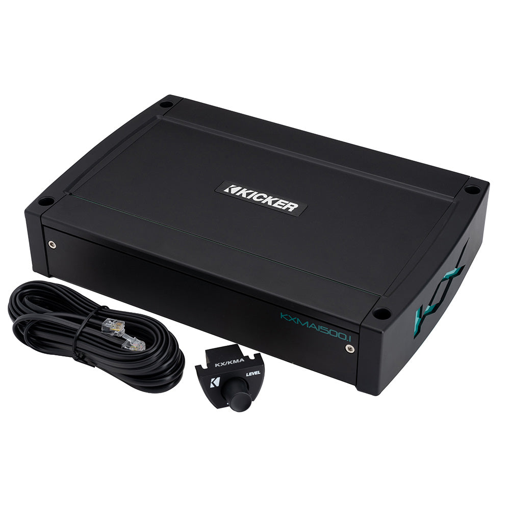 KICKER KXMA15001 1500W Mono Class D Subwoofer Amplifier 51KXMA15001