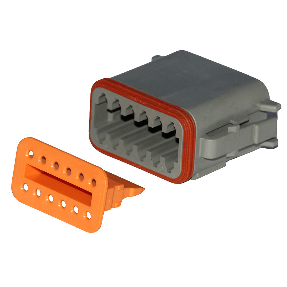 Pacer Deutsch DT Plug  Wedge Lock Kit  12 Position  5 Pack TDT0612S5