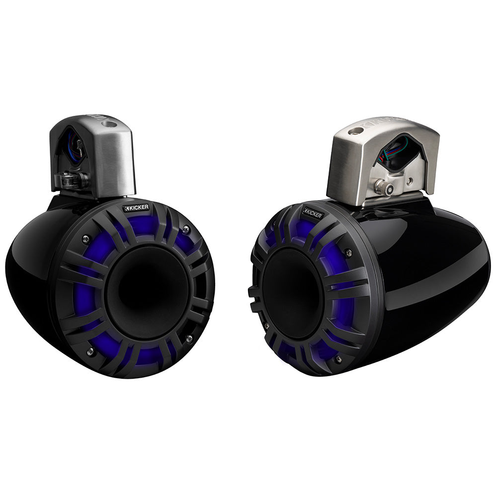 KICKER KMTCXL65 65 LED Horn Loaded Compression Driver Tower System  Black 51KMTCXL65
