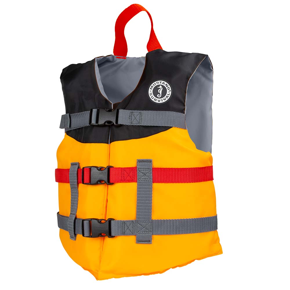 Mustang Youth Livery Foam Vest  MangoBlack MV2300022030