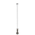 Seaview 24 Manually Folding Light Post w316 Stainless Steel Base  LTBLED12C5 Navigation Light  White SVMHB124LEDSSW
