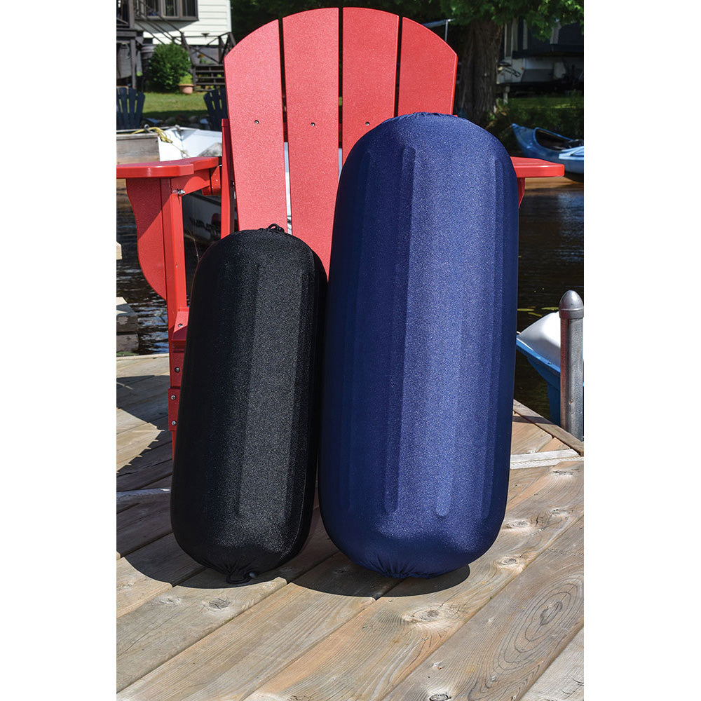 Dock Edge Reversible Fender Cover  BlackBlue  Small DE965669F