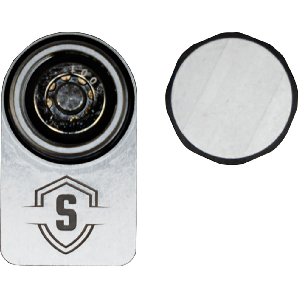 Secure Outdoors Elite Lock  Single  Minn Kota QRB  Silver SOELSMKSV