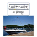 Dock Edge Supreme EZStow Mooring Whips  10  4000lbs  Up to 21 DE3330F