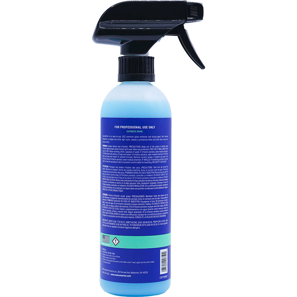 Malco Express Shine SiO2 Detail Spray  16oz 167716