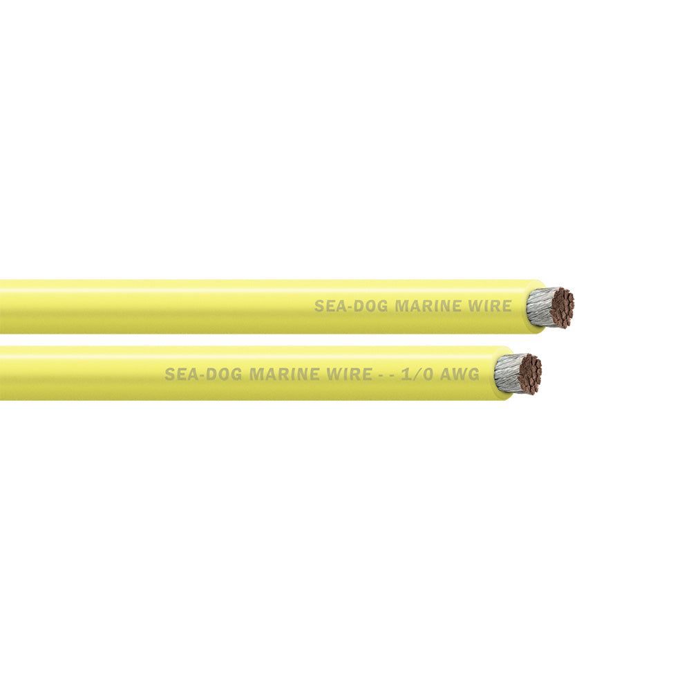 SeaDog 10 AWG Yellow Battery Cable  50 8011031