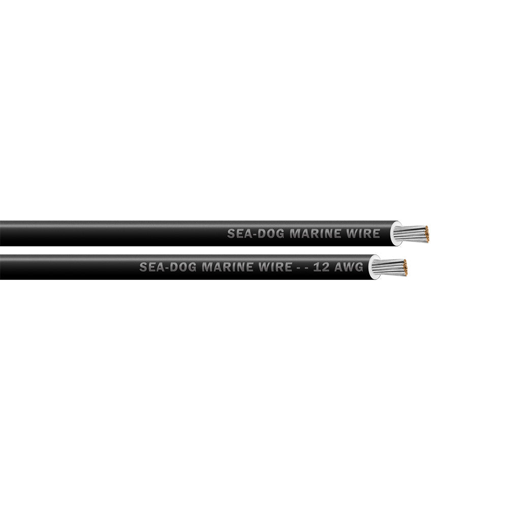SeaDog 12 AWG Black Primary Wire  400 8012016