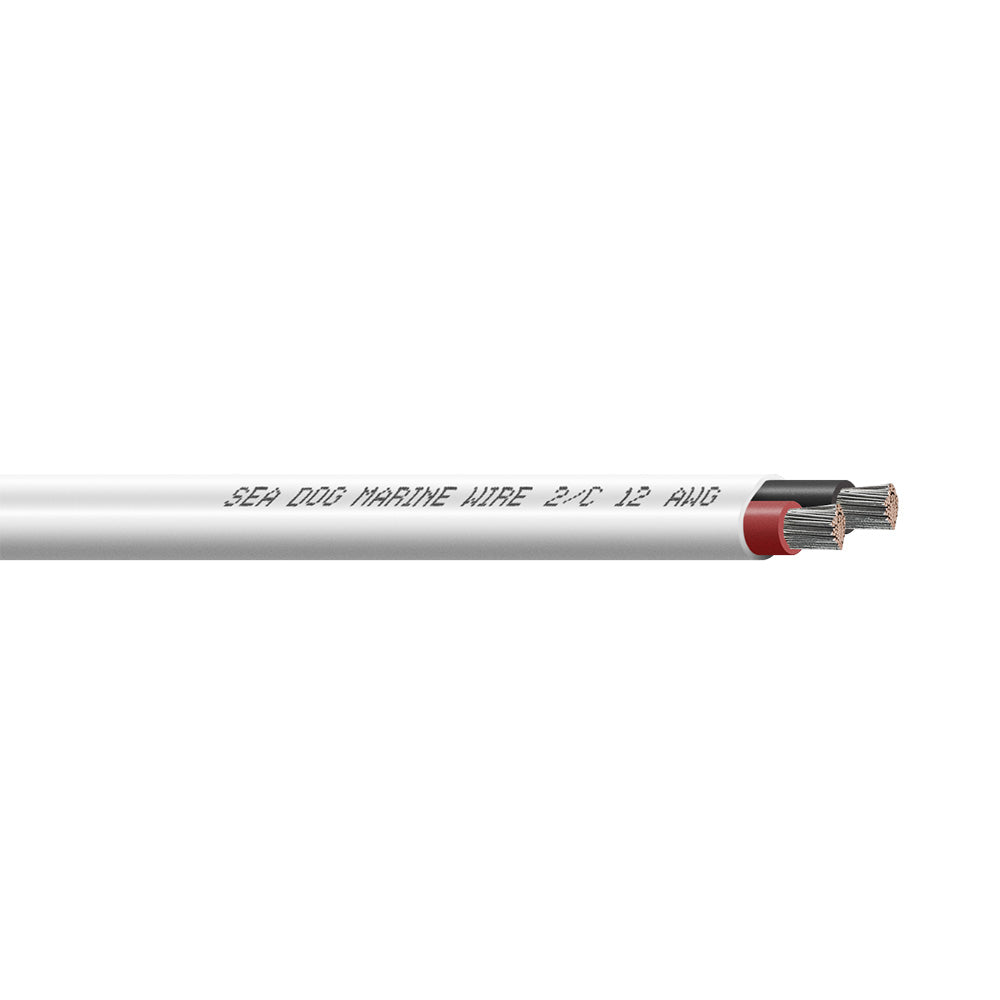 SeaDog 122 AWG Flat Duplex Wire  RedBlack  100 8012202