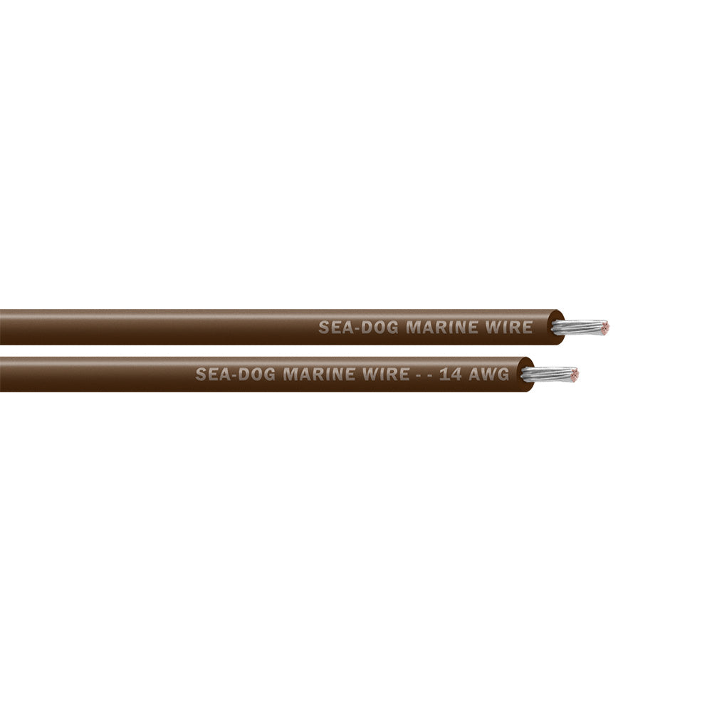 SeaDog 14 AWG Brown Primary Wire  250 8014074