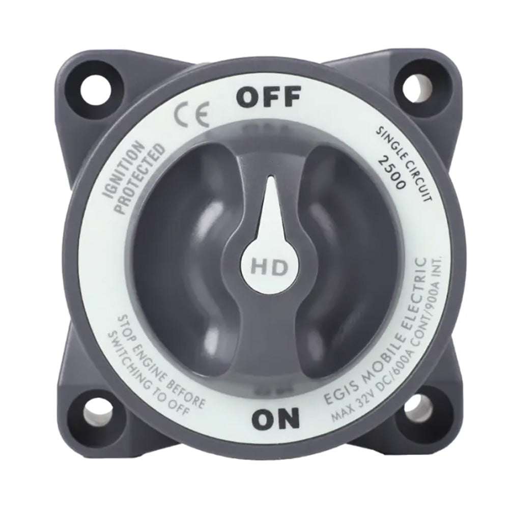 Egis Battery Switch  Heavy DutySeries 600A  OffOn 2500