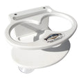 Deep Blue Marine Double Slim Can Drink Holder  Cell Phone  White DSDCELL