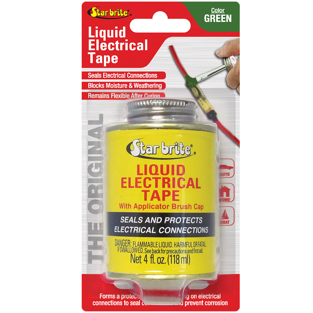 Star brite Liquid Electrical Tape  Green  4 oz 84106