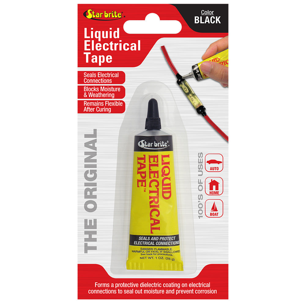 Star brite Liquid Electrical Tape  Black  1 oz 84154