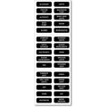 Blue Sea 8030 DC Panel Basic 30 Label Set 8030