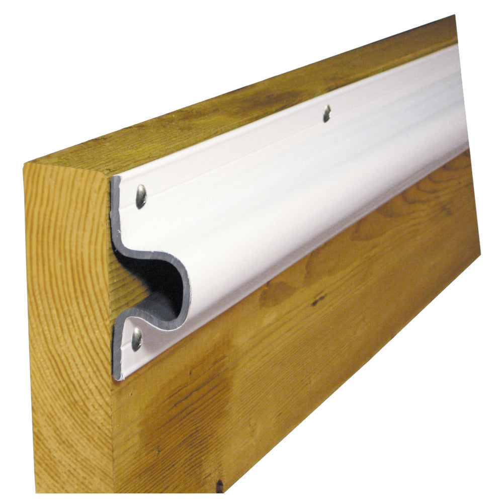 Dock Edge C Guard Economy PVC Profiles 10ft Roll  White DE1132F
