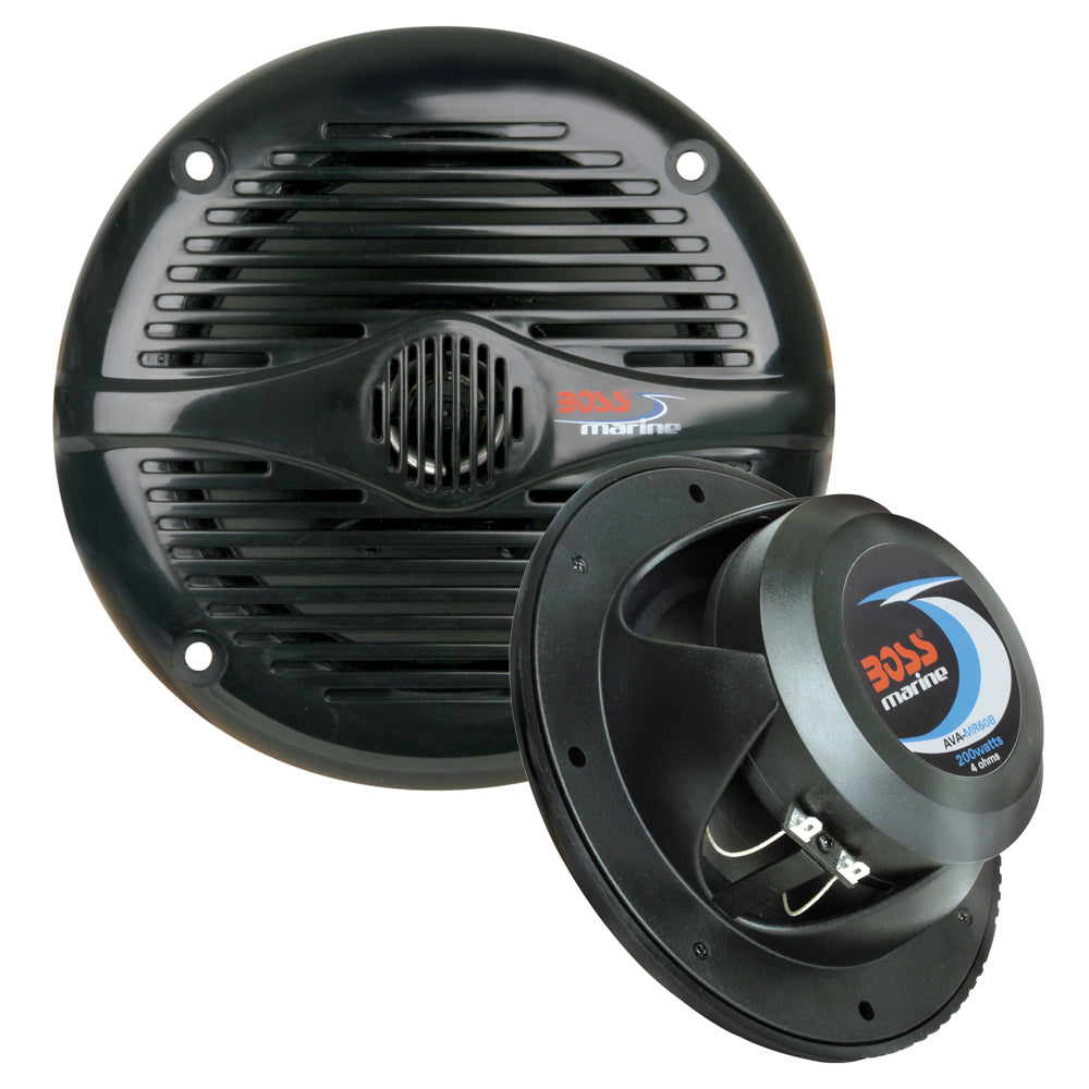 Boss Audio 65 MR60B Speakers  Black  200W MR60B