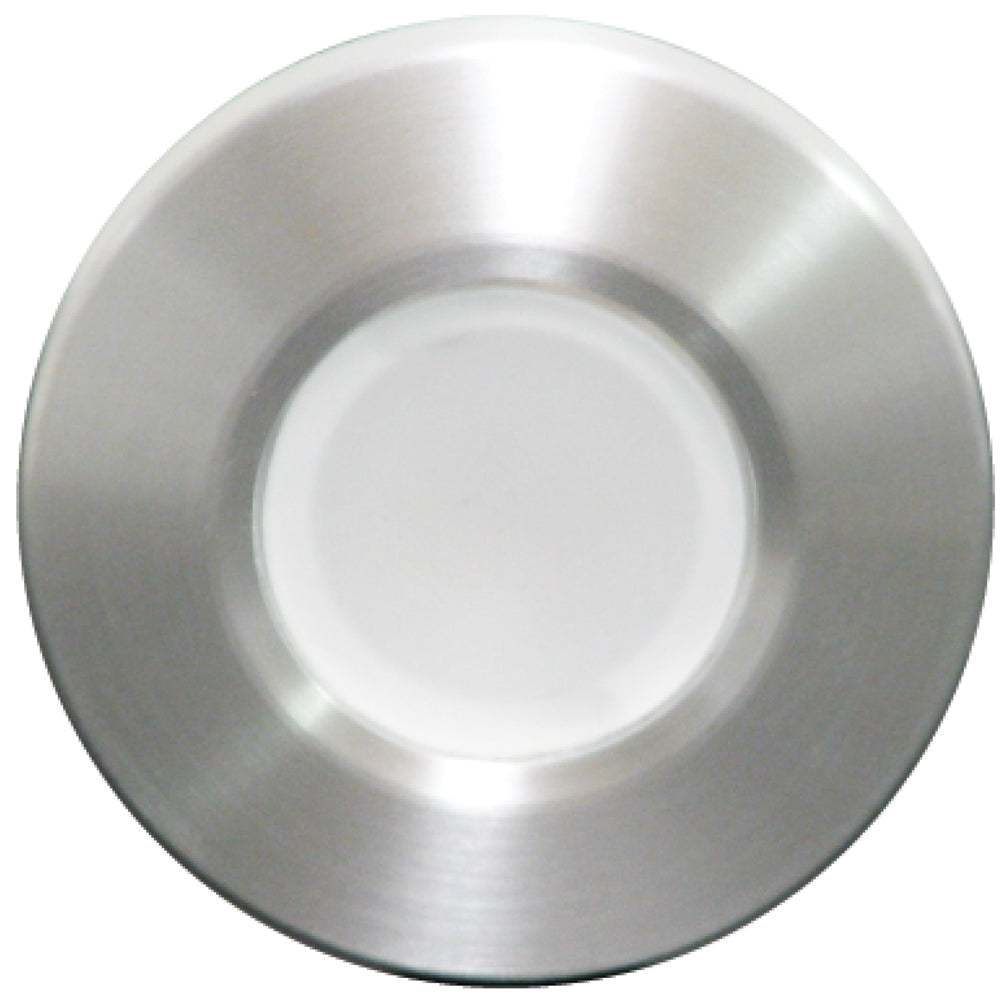 Lumitec Orbit  Flush Mount Down Light  Brushed Finish  3Color BlueRed Non Dimming wWhite Dimming Light 112508