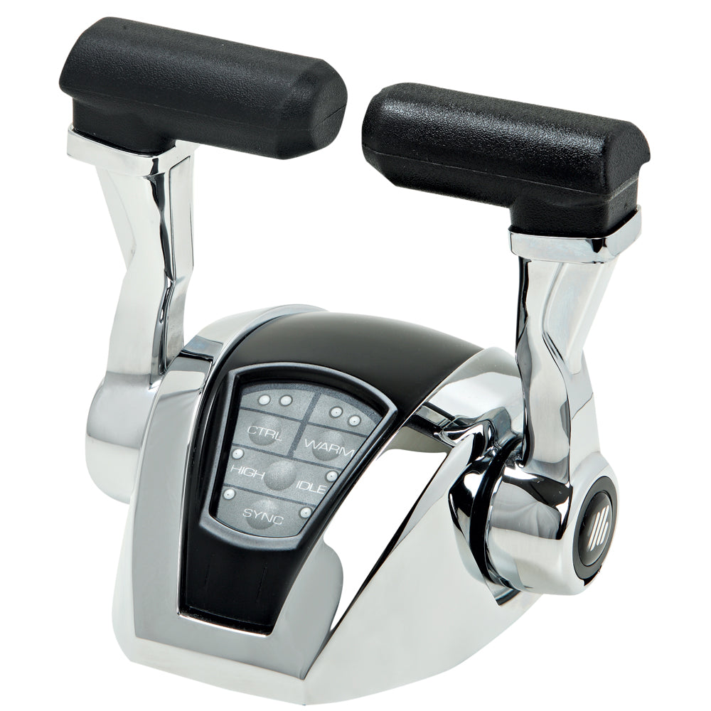 UFlex Power A Mark II Twin Engines Control Head wo Trim 42011T