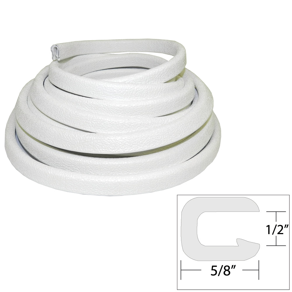 TACO Flexible Vinyl Trim  12 Opening x W x 25L  White V301316W251