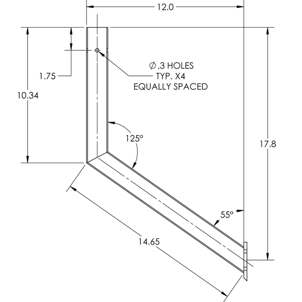 TACO Stainless Steel Table Column F160005A