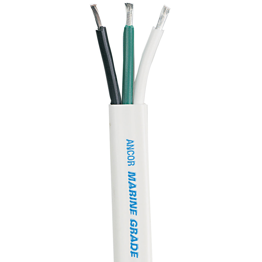Ancor White Triplex Cable  163 AWG  Flat  100 131710