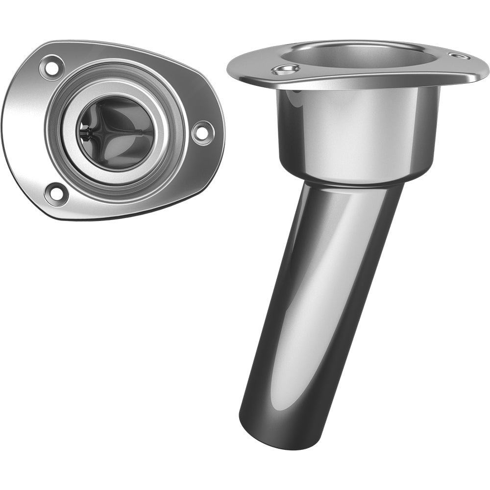 Mate Series Stainless Steel 15 Rod  Cup Holder  Open  Oval Top C2015ND