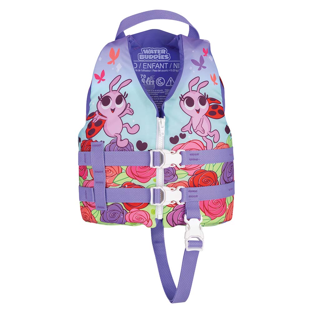 Full Throttle Water Buddies Life Vest  Child 3050lbs  Ladybug 10430010000119