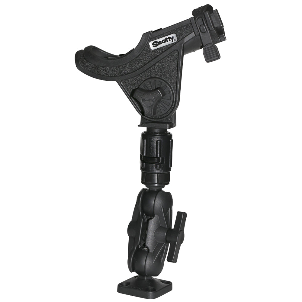 Scotty 162 15 Ball Mount wGear Head Post  241 Side Deck Mount 0162