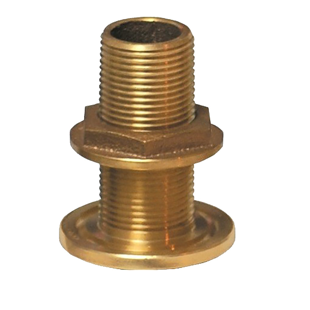 GROCO 112 NPS NPT Combo Bronze ThruHull Fitting wNut TH1500W