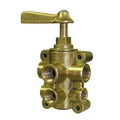 GROCO 6Port NPT Bronze Fuel Valve 12 Main  38 Return FV65038