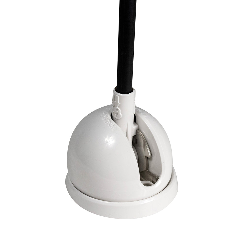 Lumitec Contour Anchor Light  39  Black Shaft White Base 101584