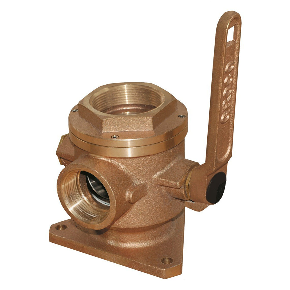 GROCO 114 Safety Seacock w1 Side Port SBV1250P