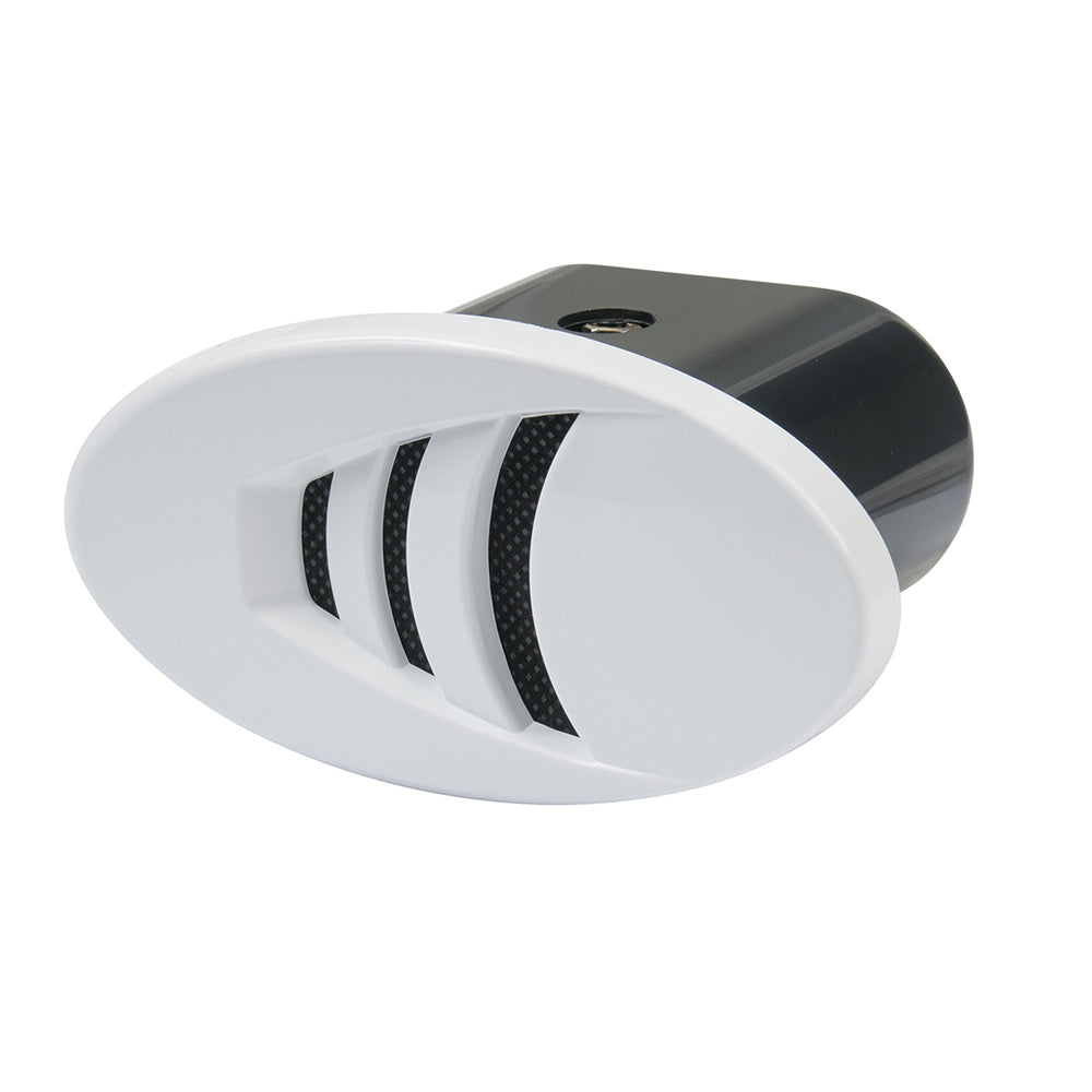 Marinco 12V DropIn H Horn wBlack  White Grills 10079