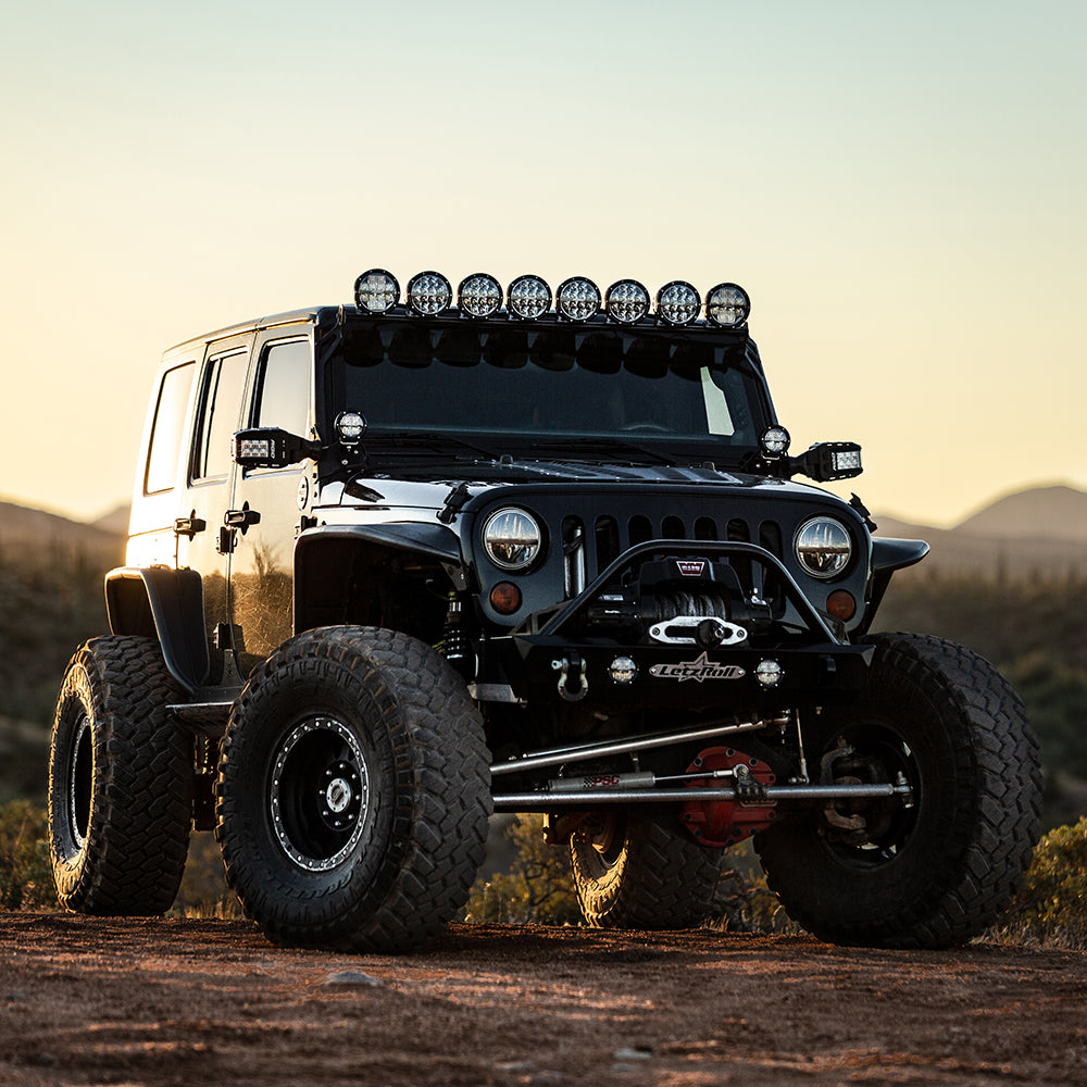 RIGID Industries 360Series 4 LED OffRoad Fog Light Drive Beam wWhite Backlight  Black Housing 36117