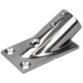 SeaDog Rail Base Fitting Rectangular Base 30 316 Stainless Steel 78 OD 2813001