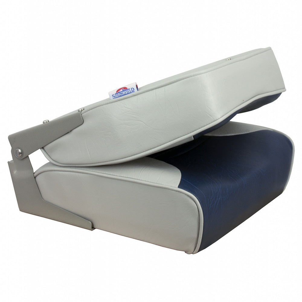 Springfield Economy MultiColor Folding Seat  GreyBlue 1040651
