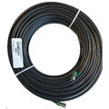 KVH 100 RG6 Coax Cable TV1 TV3 TV5 TV6  UHD7 fConnector Ends 3204170100