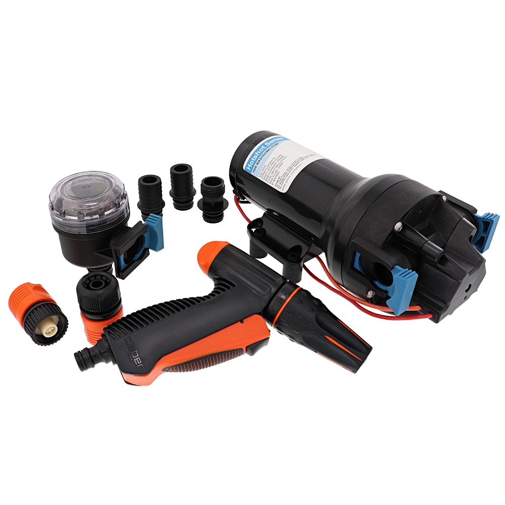 Jabsco HotShot HD6 Heavy Duty Washdown Pump  12V  6 GPM  70 PSI P601J219N3A
