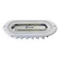 ShadowCaster SCMSL Series Flush Mount Spreader Light  White Housing  WhiteBlueRed SCMSLFWBRWH