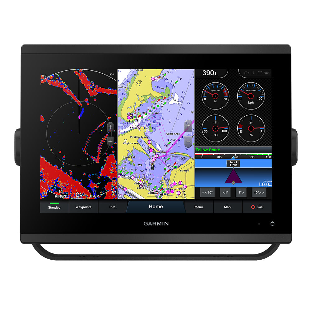 Garmin GPSMAP 1223 NonSonar wWorldwide Basemap 0100236700