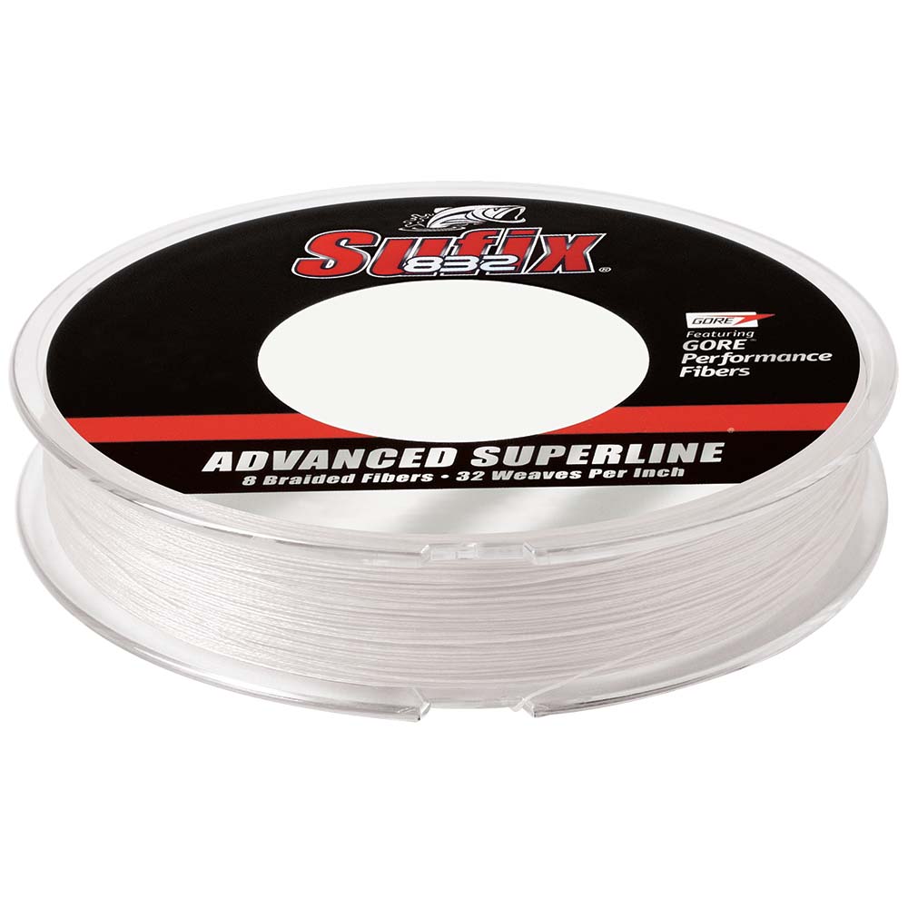 Sufix 832 Advanced Superline Braid  6lb  Ghost  150 yds 660006GH