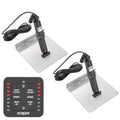 Lectrotab XKA Stainless Steel Trim Tab Kit wOneTouch Control  12 x 24 XKASL12X24
